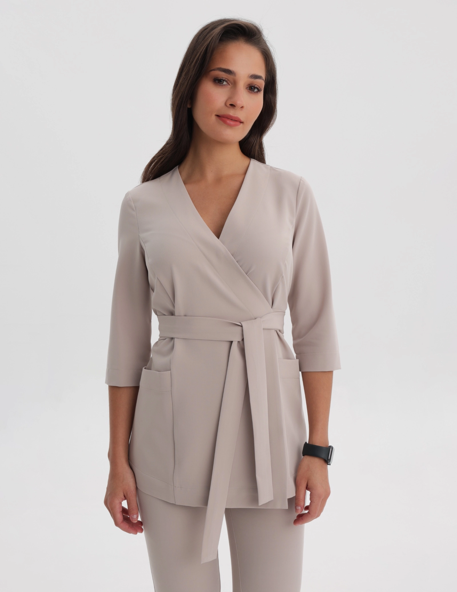 Casacca Medica con Lacci Rosalie - COCONUT