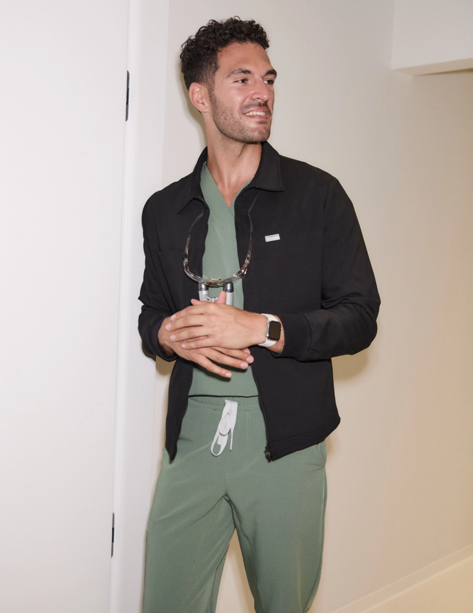 Giacca Medica da Uomo Hunter - BLACK