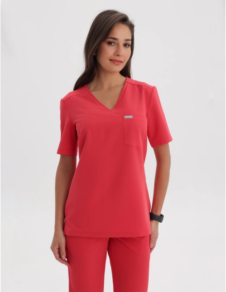 Casacca Medica Raya One Pocket - POP RED
