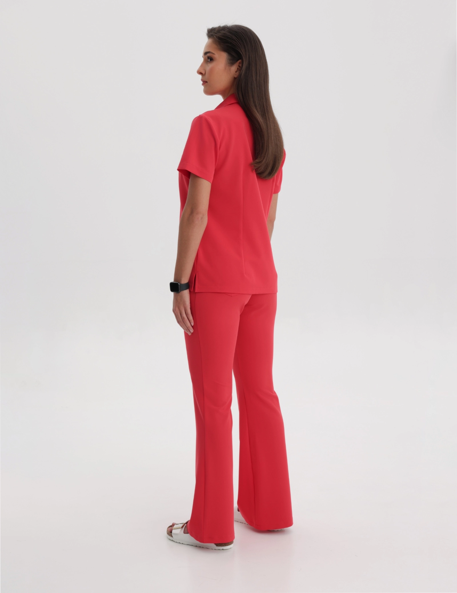 Pantaloni Medici Donna Flare – POP RED