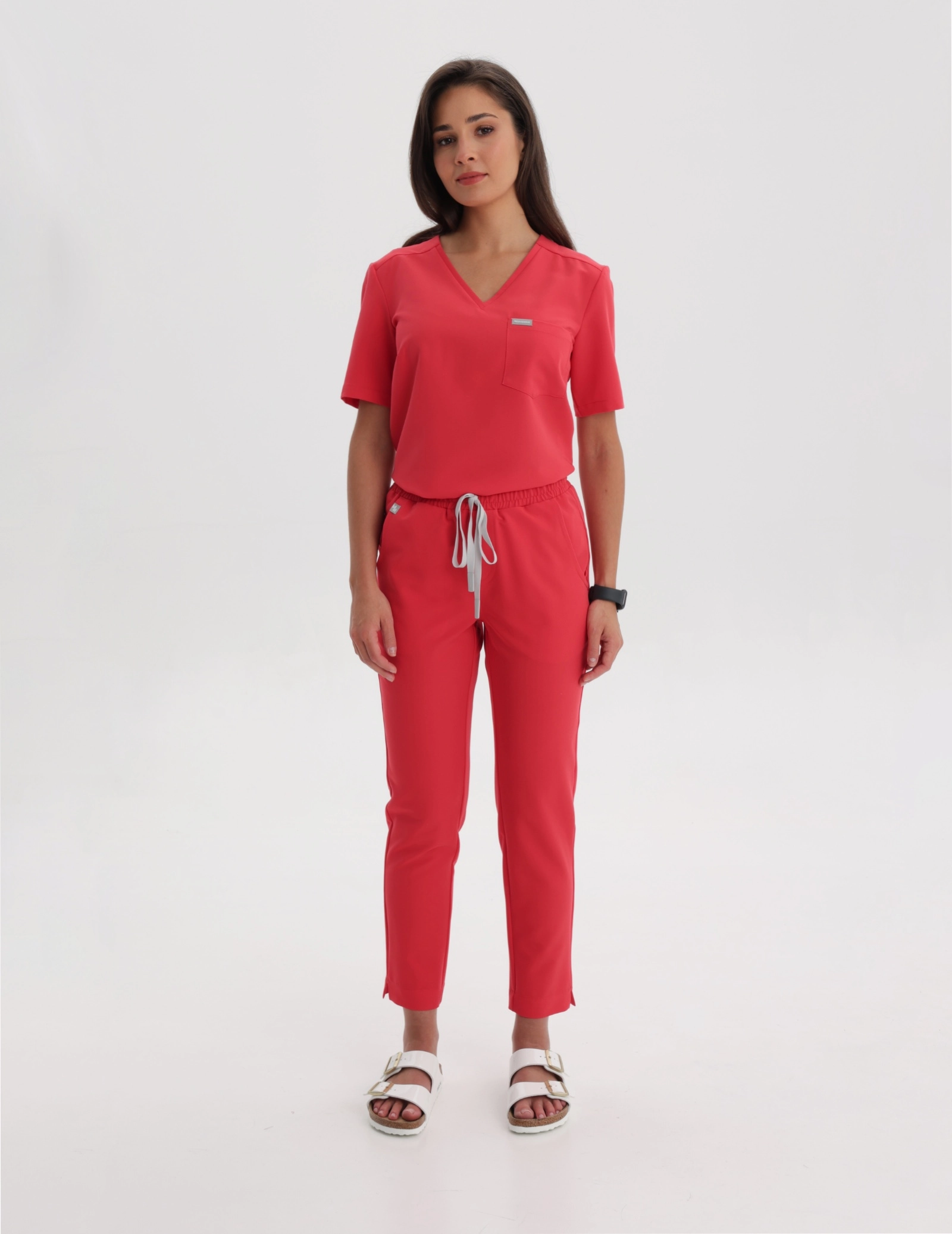 Pantaloni Medici Donna Basic – POP RED