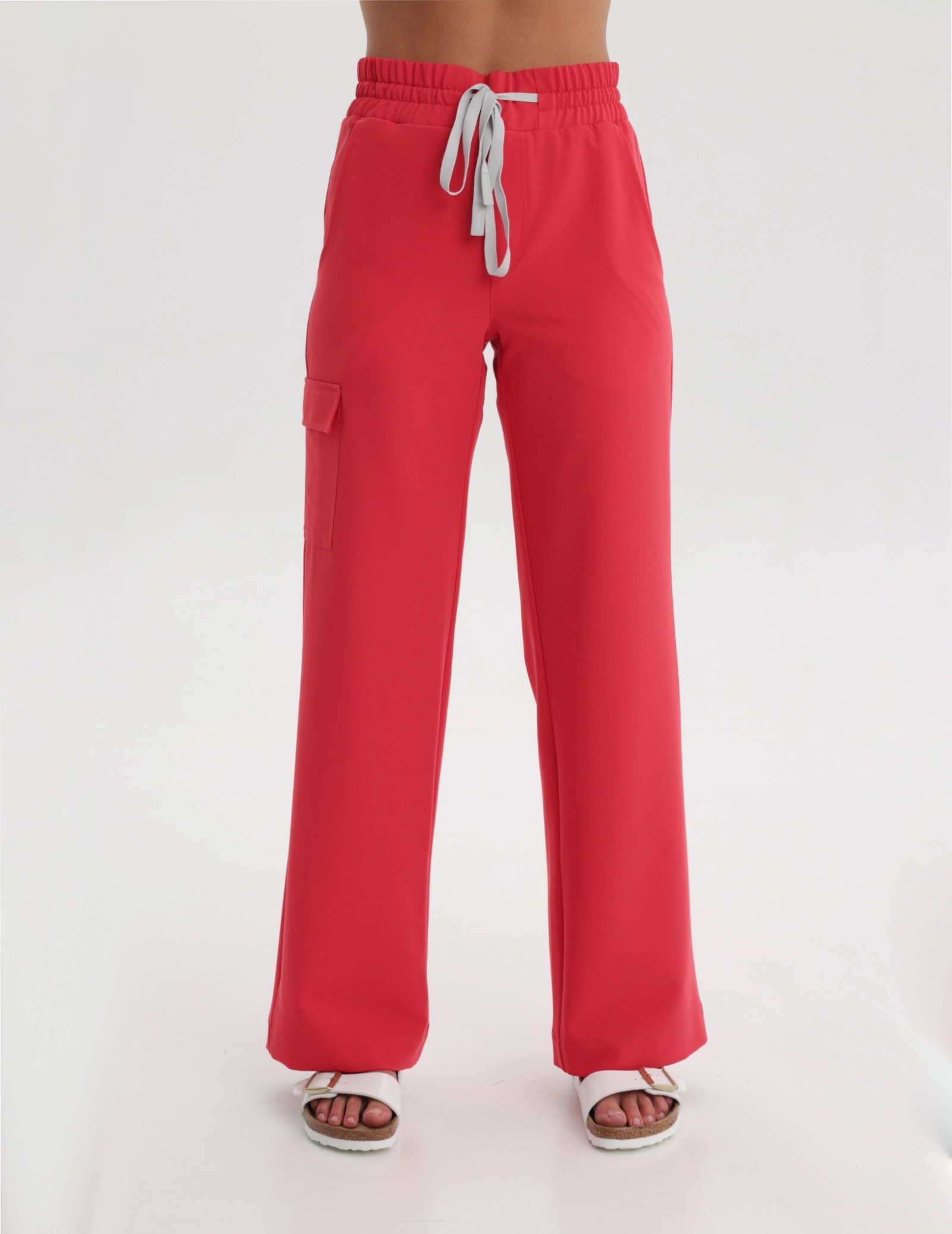 Pantaloni Medici Donna Yoga – POP RED