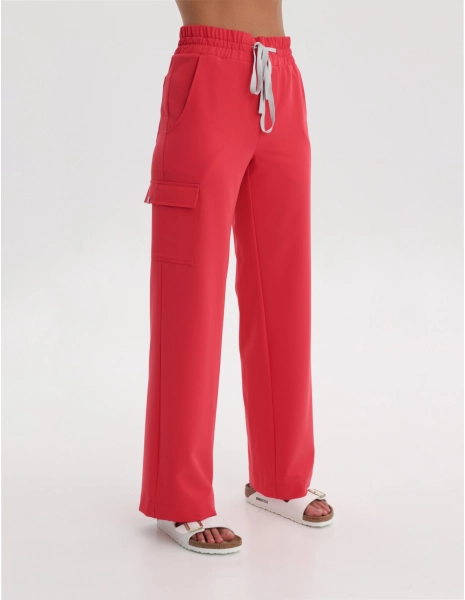 Pantaloni Medici Donna Yoga – POP RED