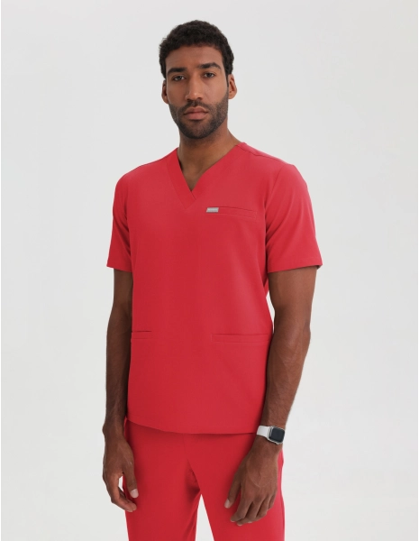 Casacca Medica Uomo Birbal - POP RED