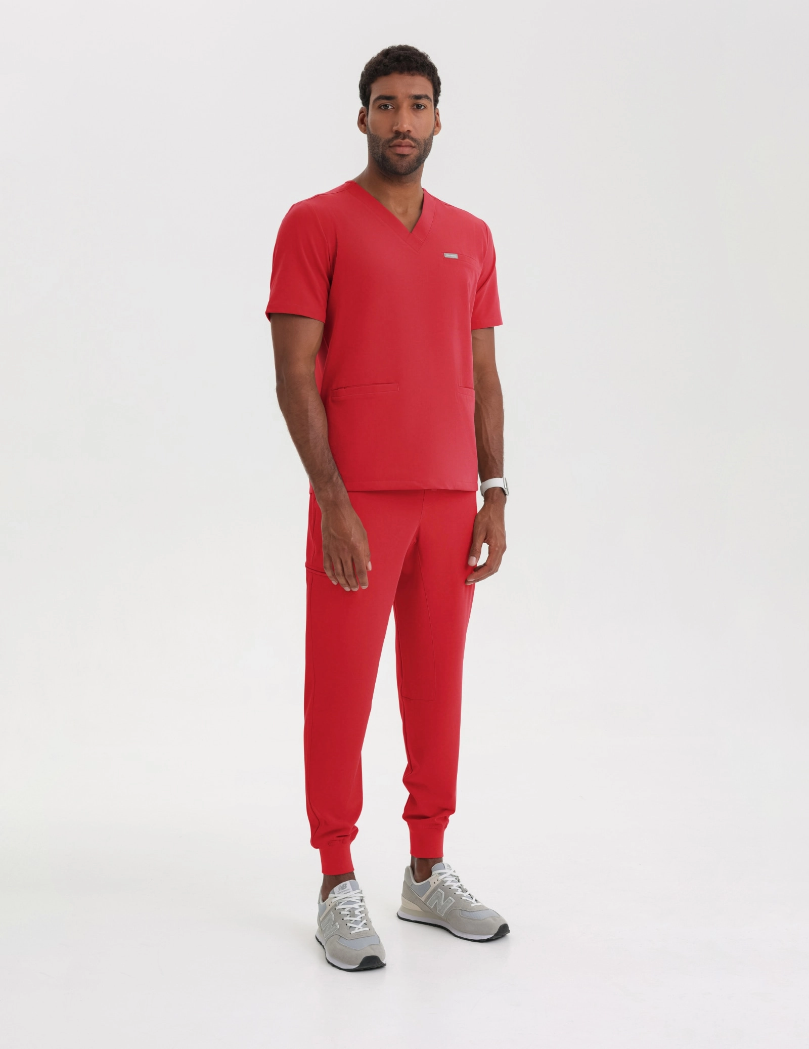 Pantaloni Medici Uomo Jogger - POP RED