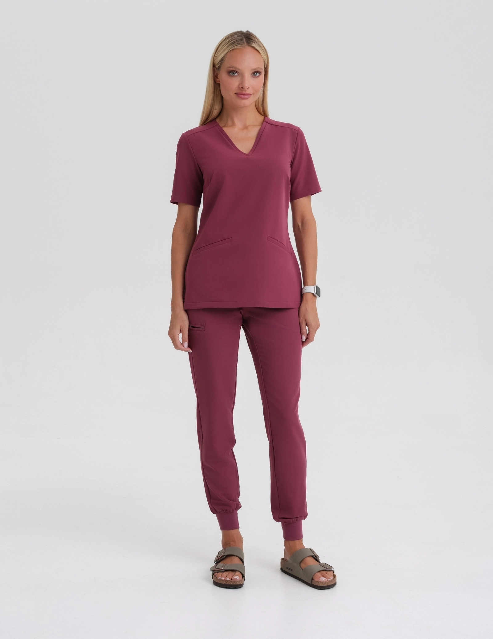 Pantaloni Medici Donna Jogger - MULLED WINE