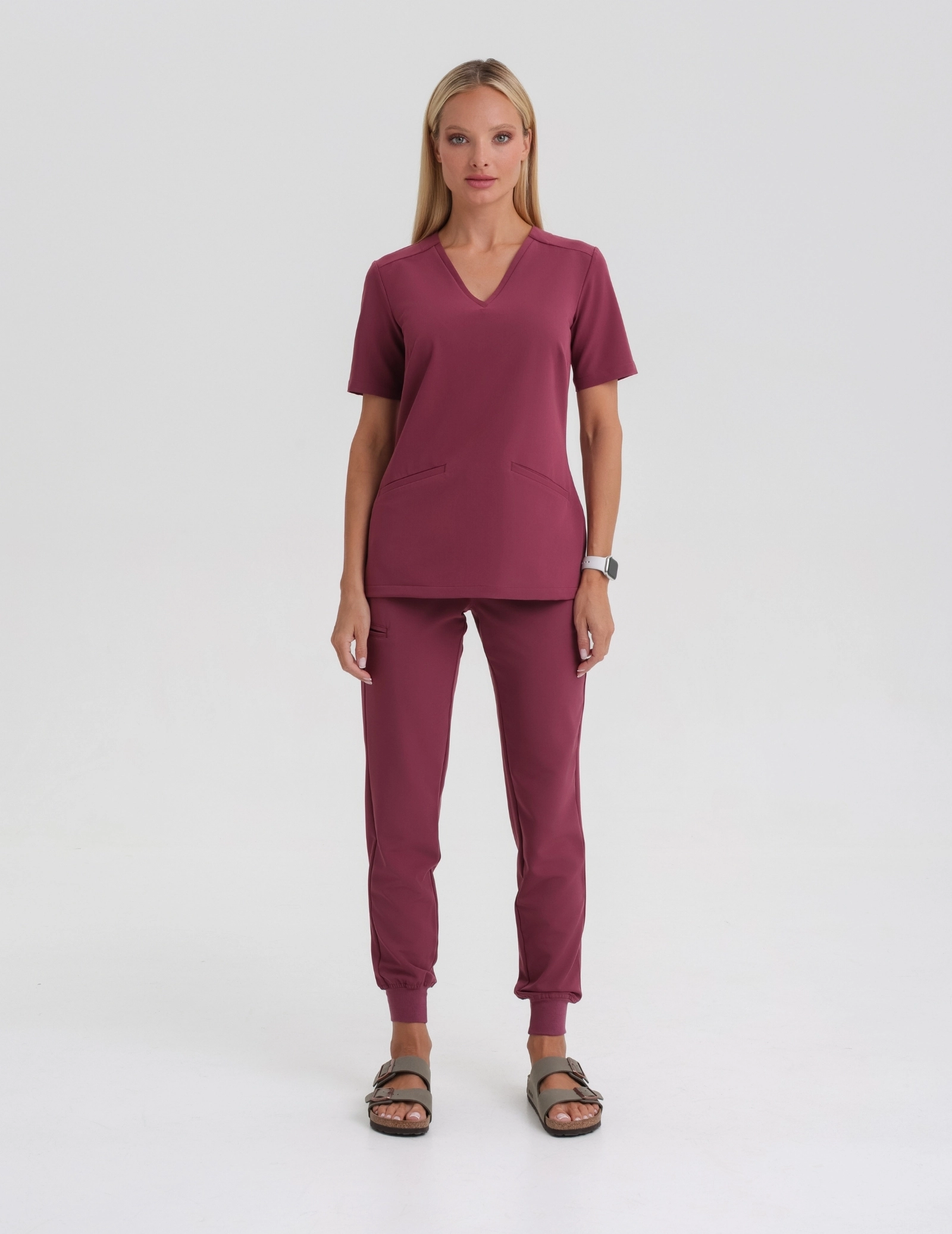 Pantaloni Medici Donna Jogger - MULLED WINE