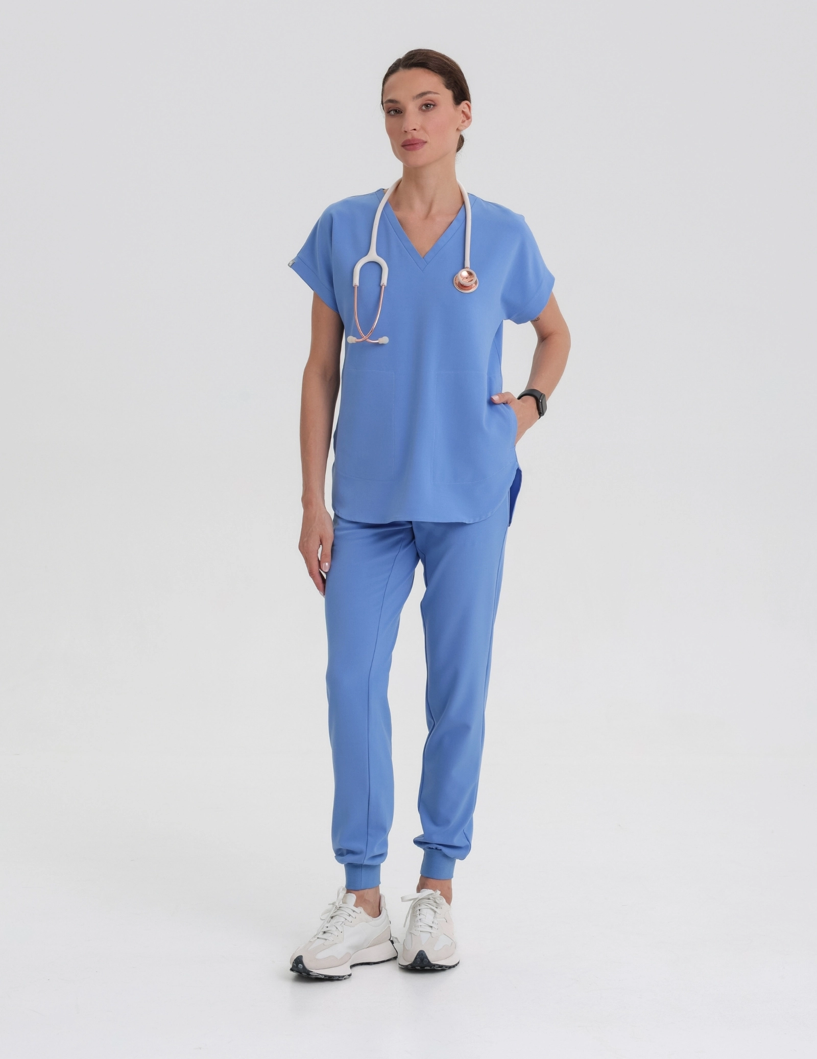 Pantaloni Medici Donna Jogger - MARINA BLUE