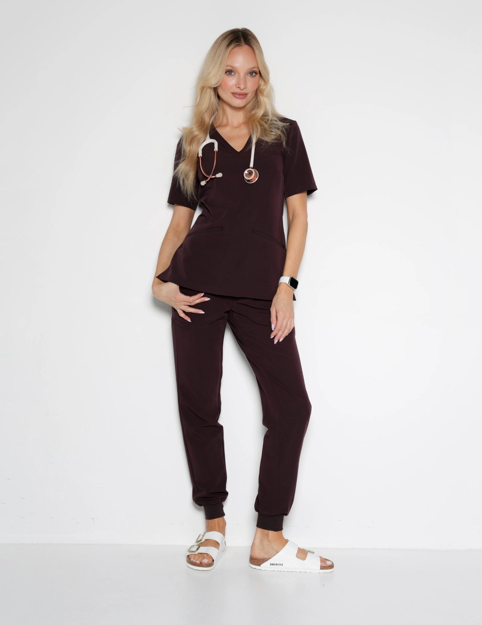 Pantaloni Medici Donna Jogger – DARK CHOCOLATE