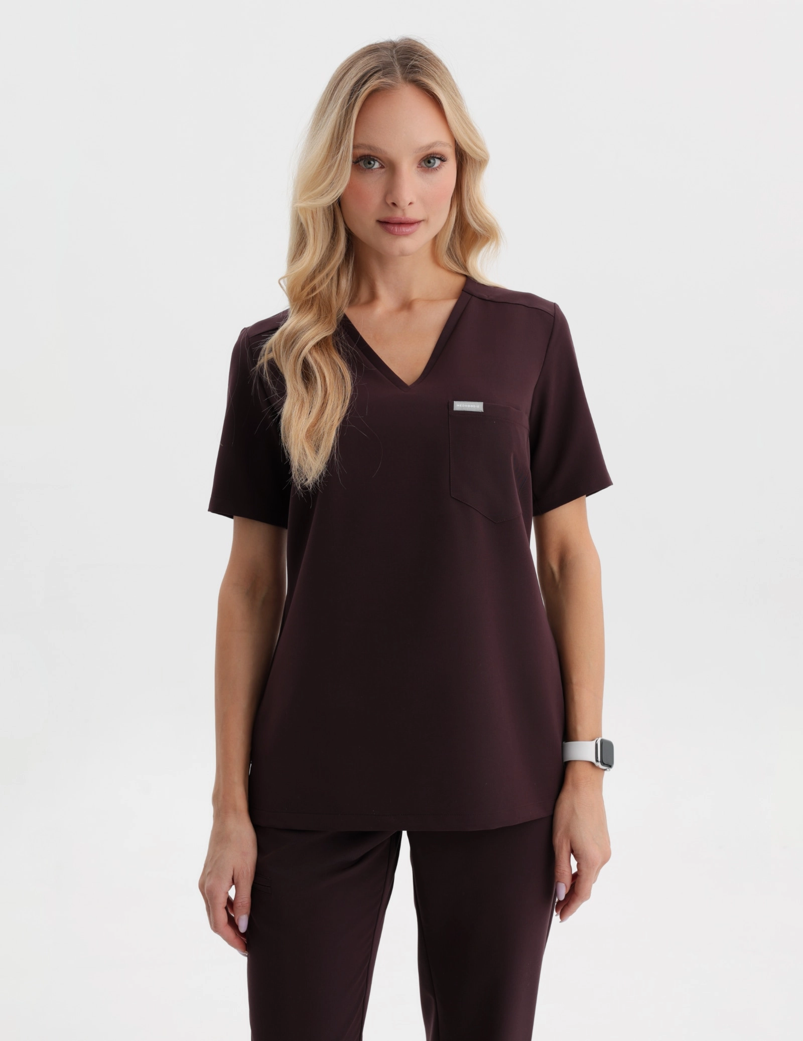 Casacca Medica Raya One Pocket - DARK CHOCOLATE