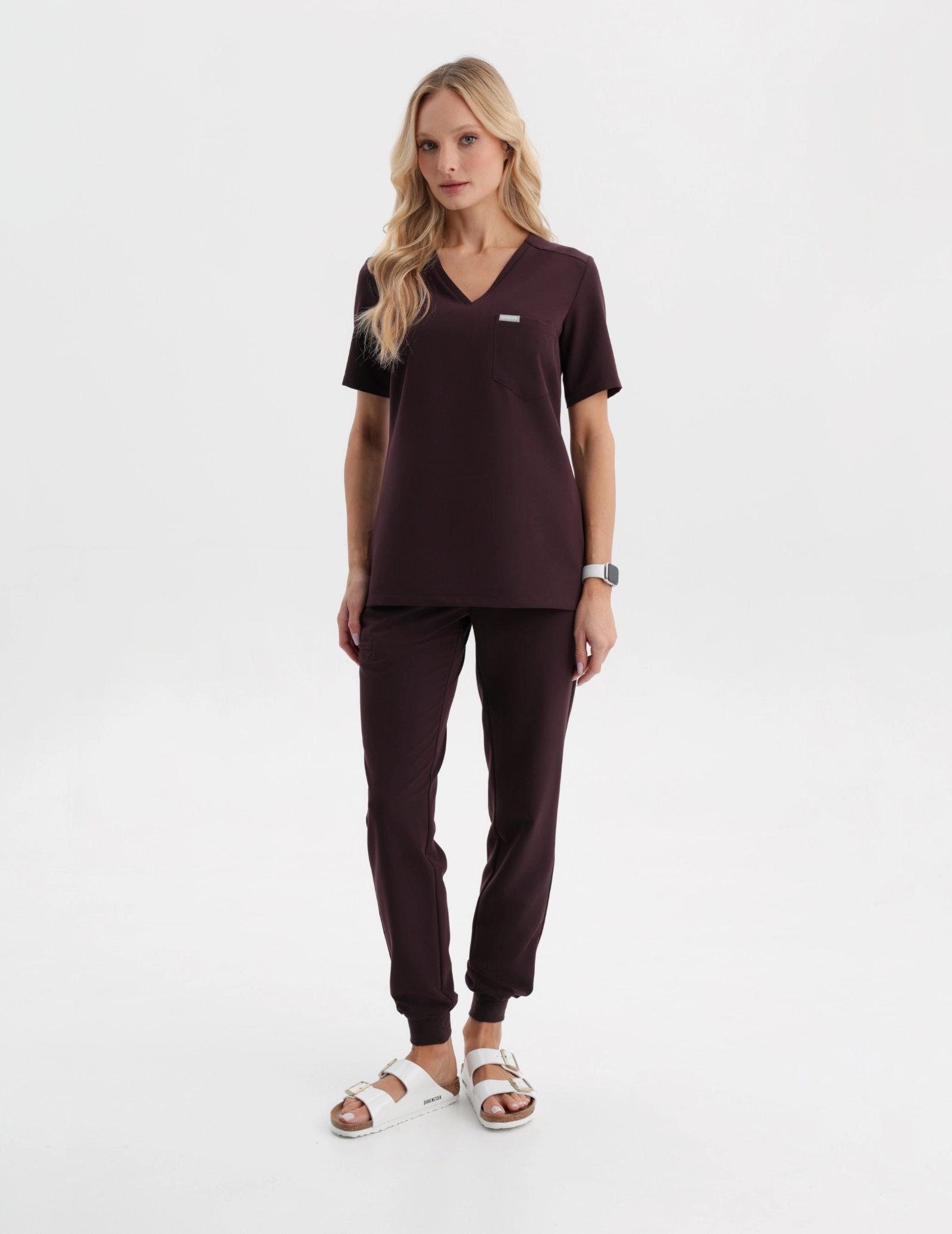 Casacca Medica Raya One Pocket - DARK CHOCOLATE