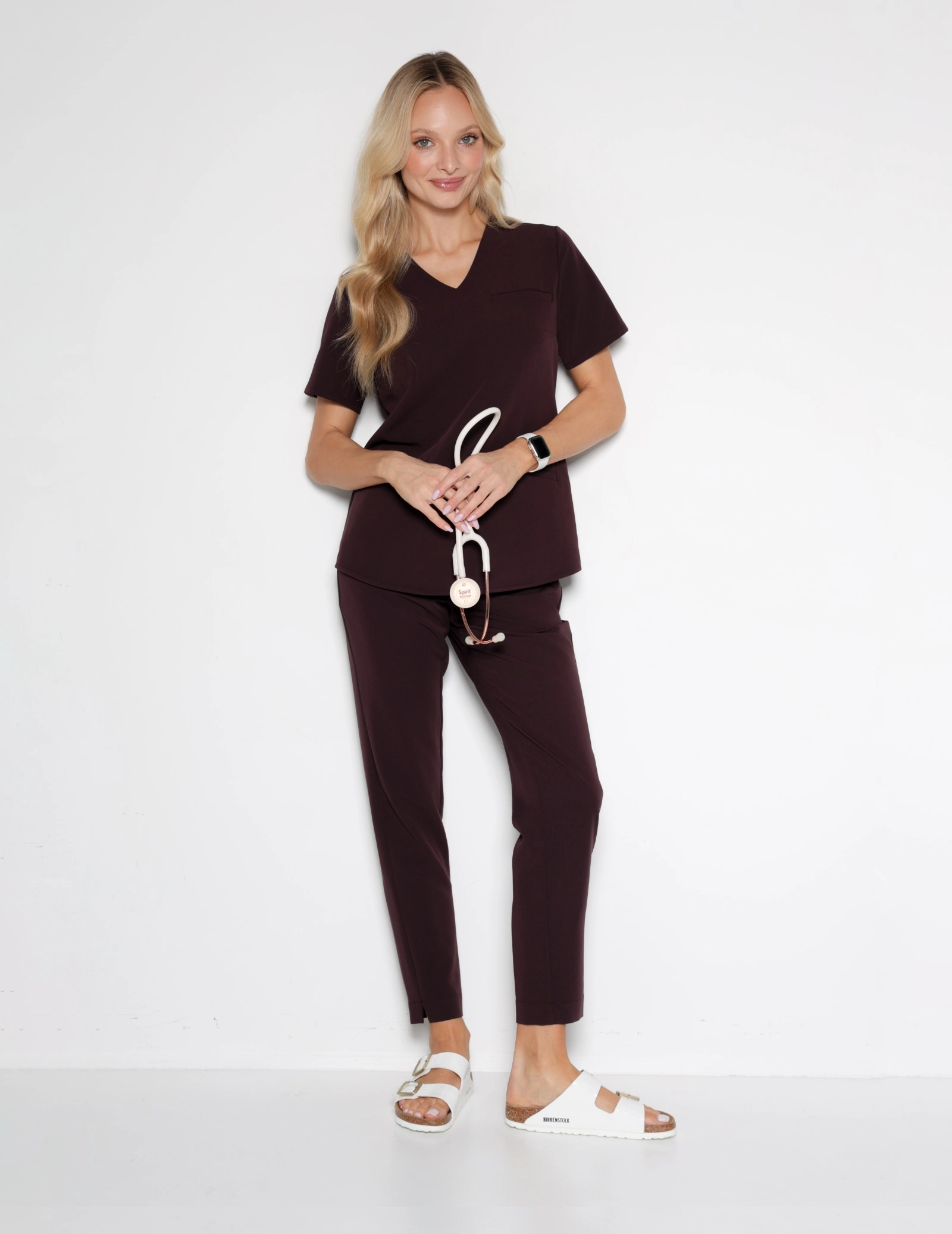 Pantaloni Medici Donna Basic – MOCHA - DARK CHOCOLATE