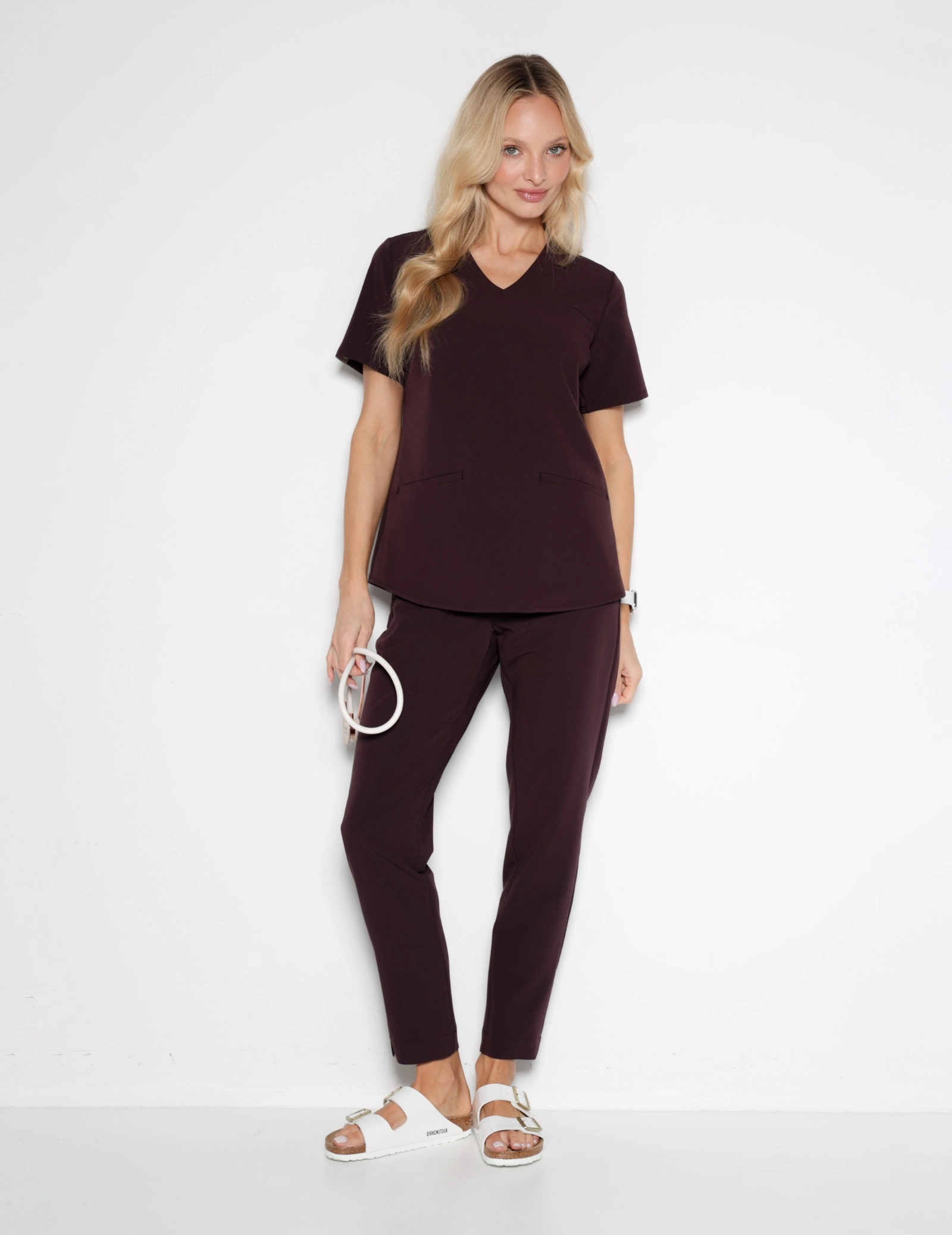 Pantaloni Medici Donna Basic – MOCHA - DARK CHOCOLATE