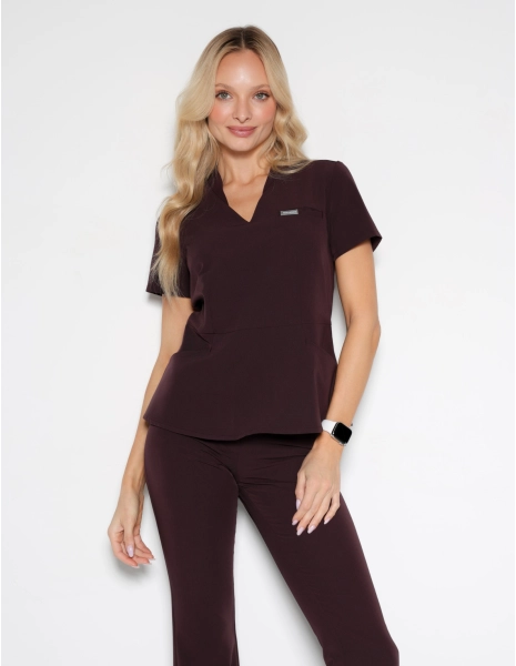 Casacca Medica Kori - DARK CHOCOLATE