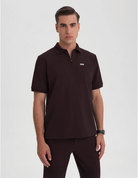 Casacca Medica Polo - DARK CHOCOLATE