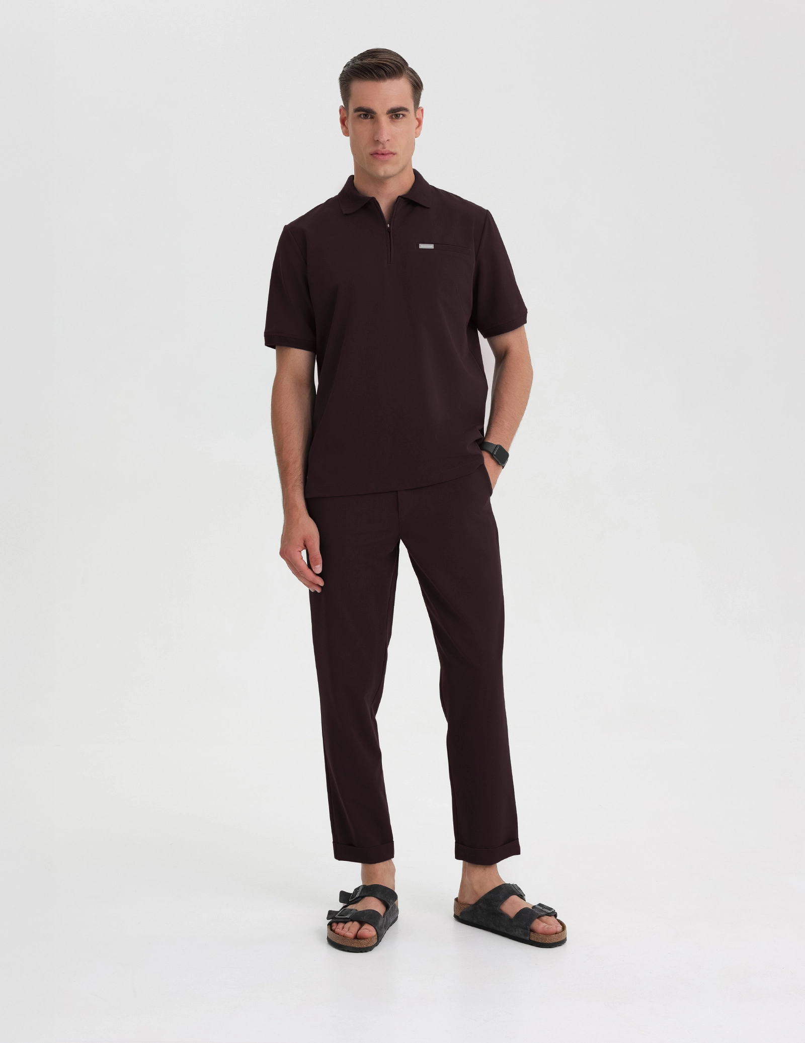 Casacca Medica Polo - DARK CHOCOLATE