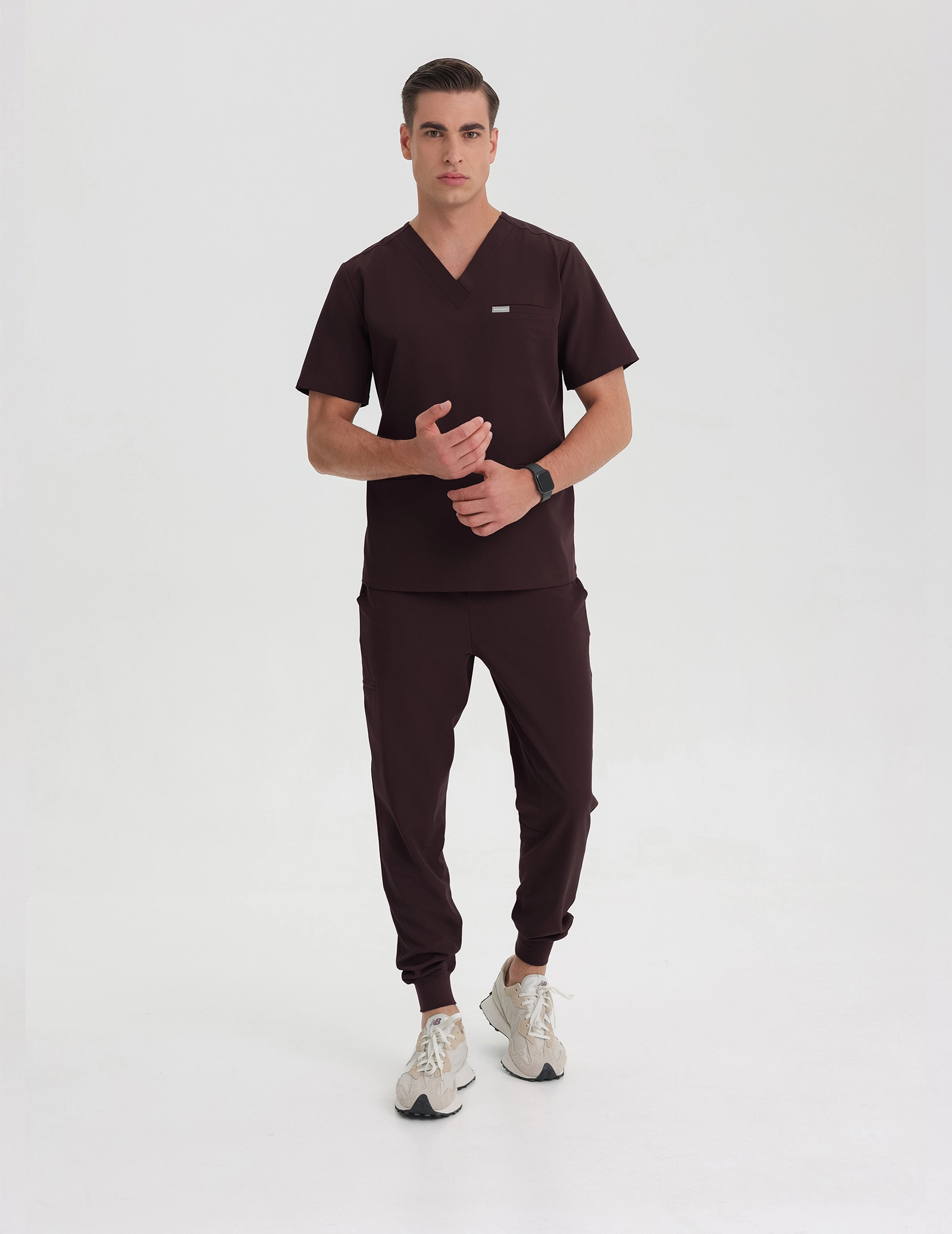 Pantaloni Medici Uomo Jogger - DARK CHOCOLATE