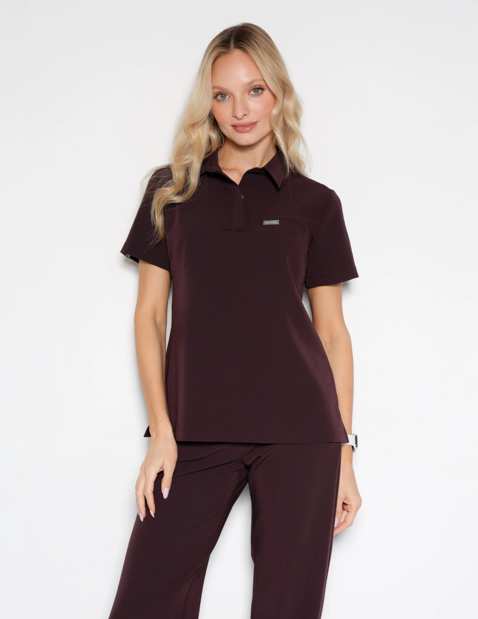 Casacca Medica Polo - DARK CHOCOLATE