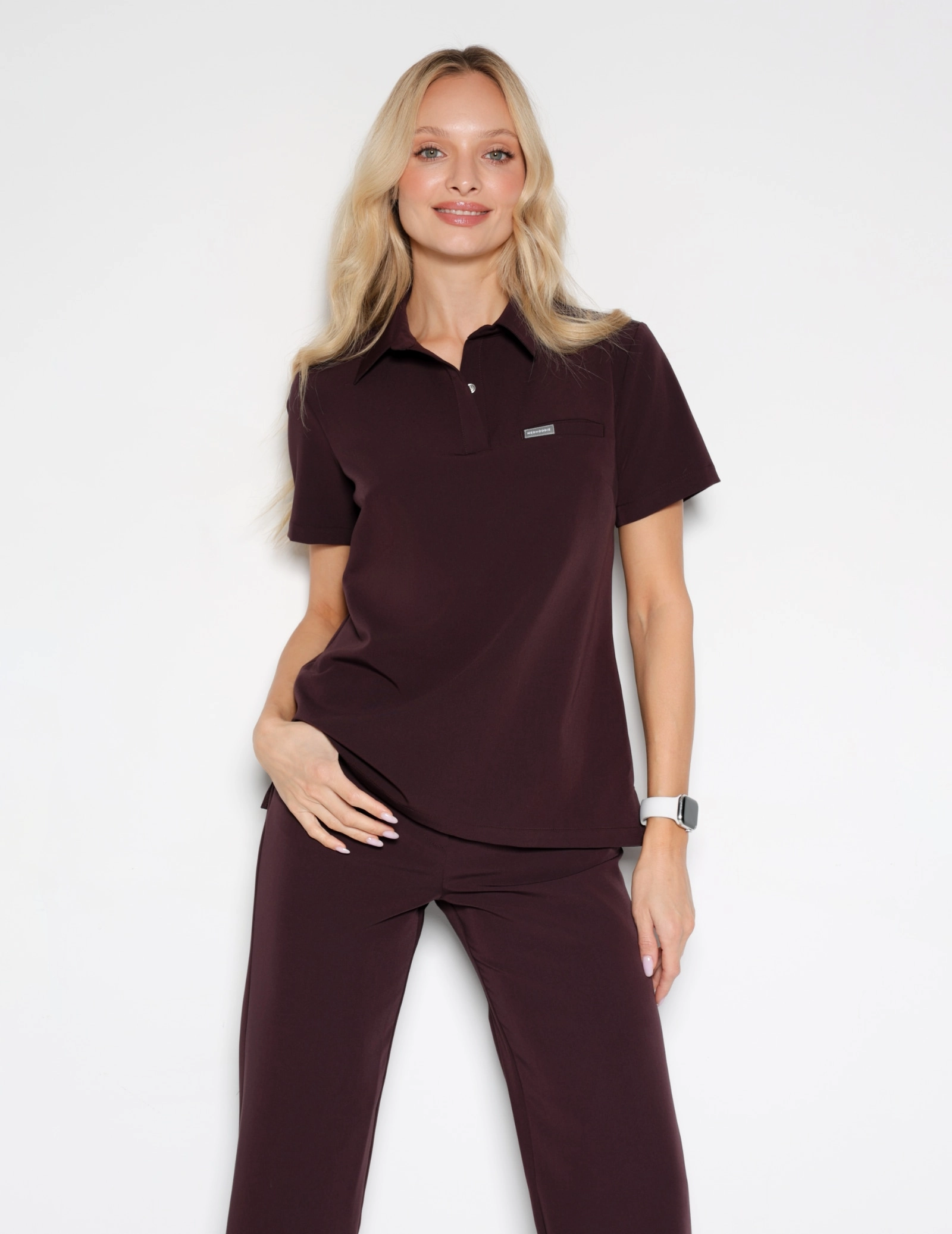 Casacca Medica Polo - DARK CHOCOLATE