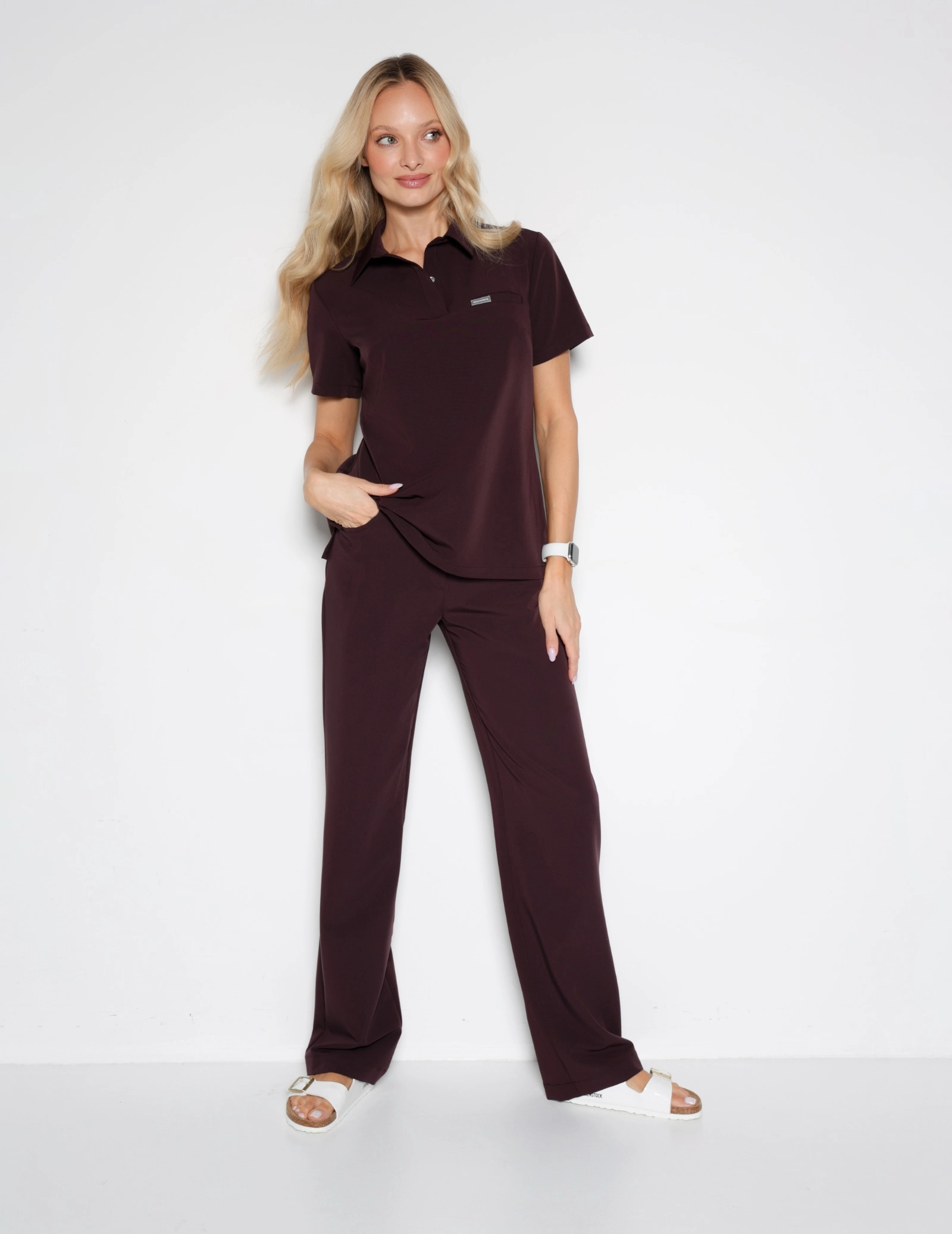 Casacca Medica Polo - DARK CHOCOLATE