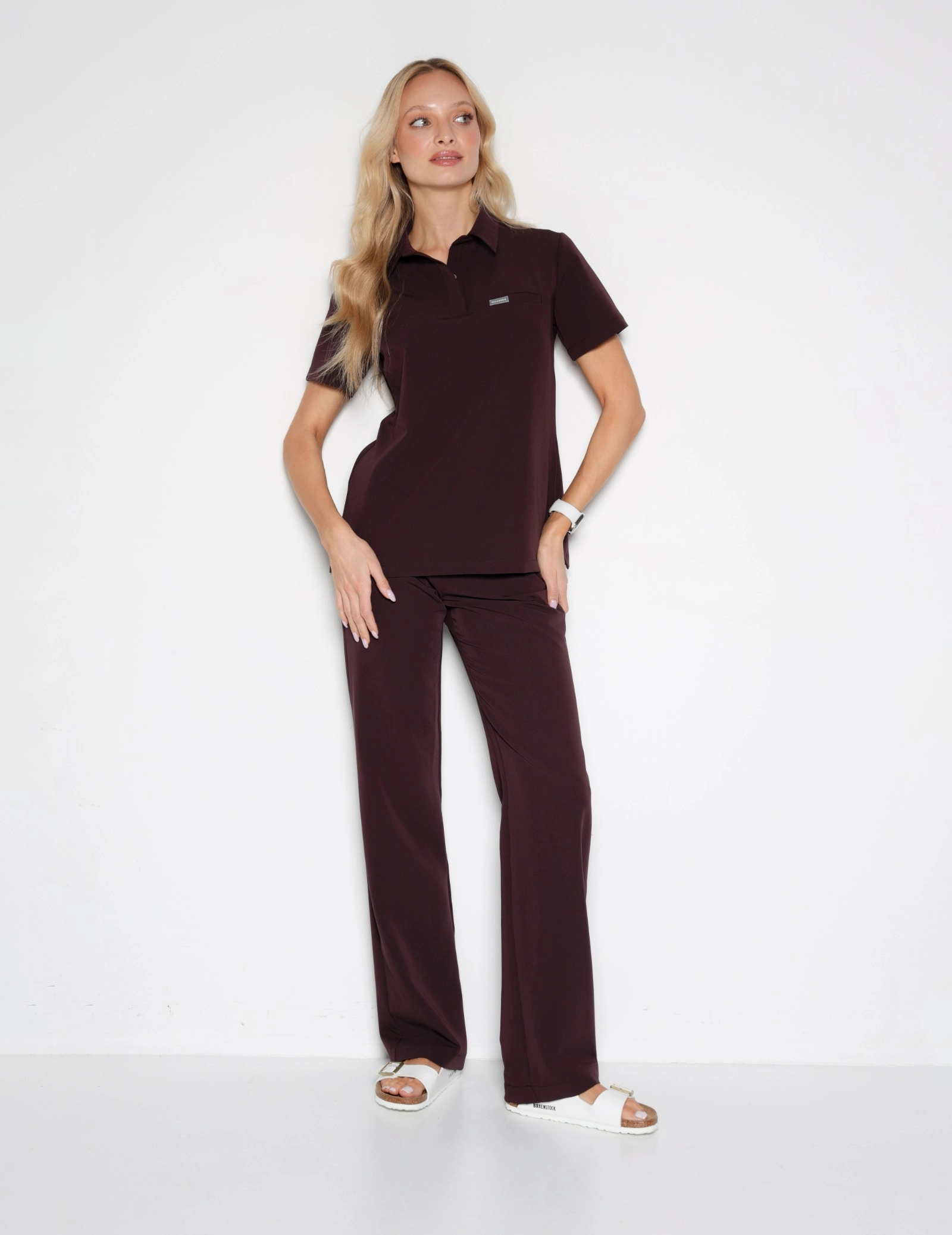 Casacca Medica Polo - DARK CHOCOLATE
