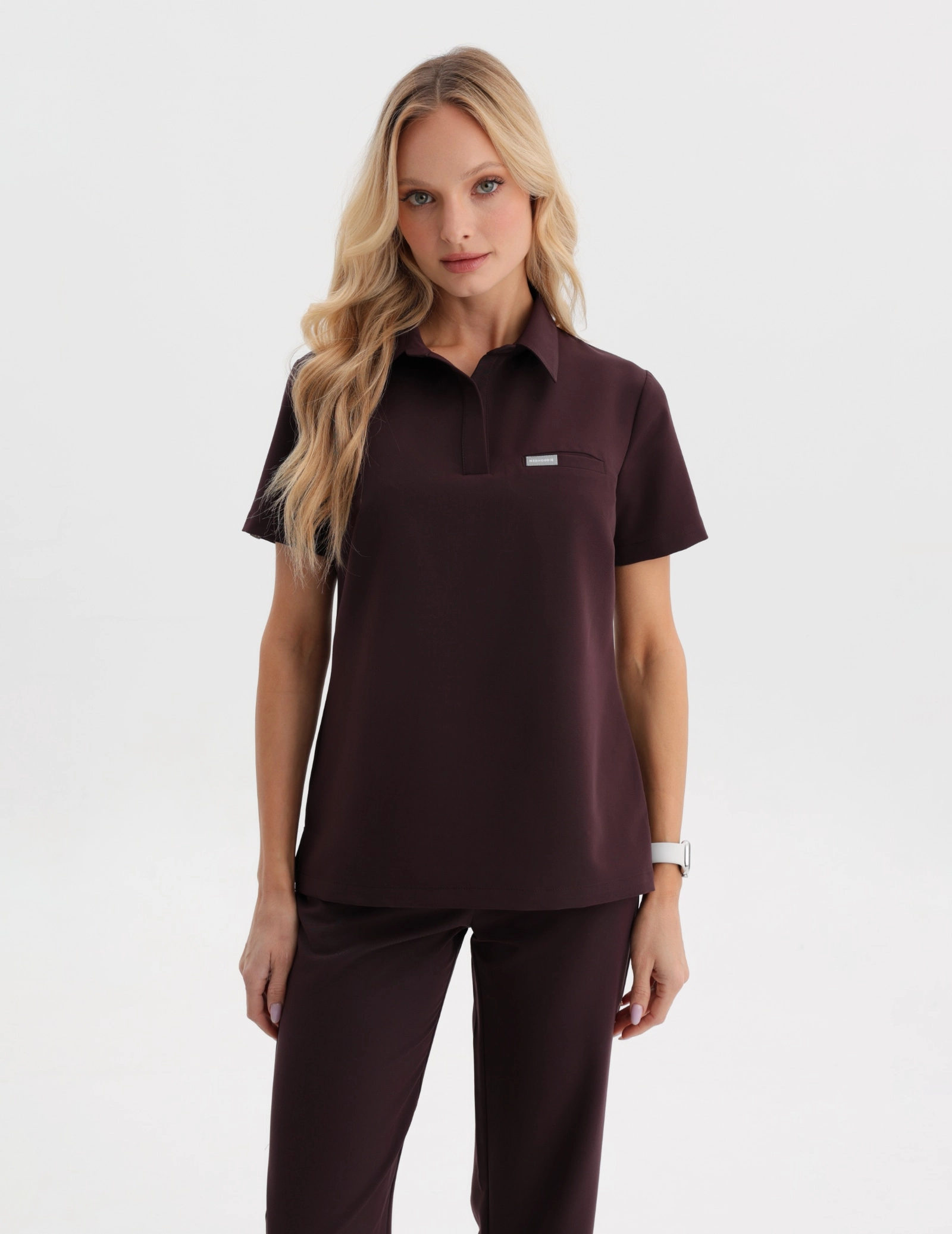 Casacca Medica Polo - DARK CHOCOLATE