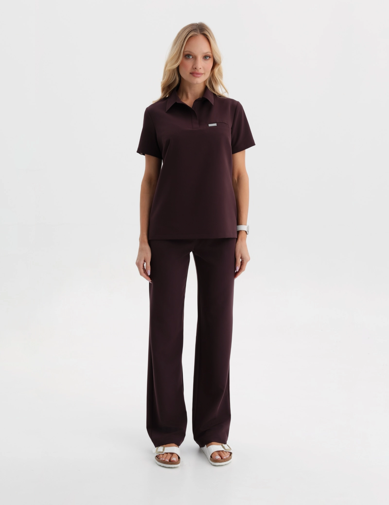 Casacca Medica Polo - DARK CHOCOLATE