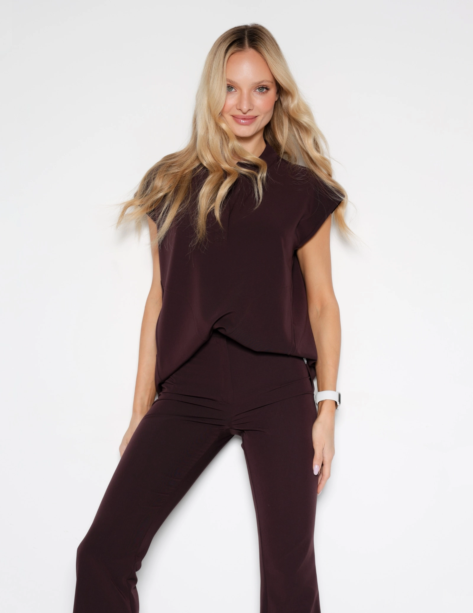 Casacca Medica Khloe - DARK CHOCOLATE