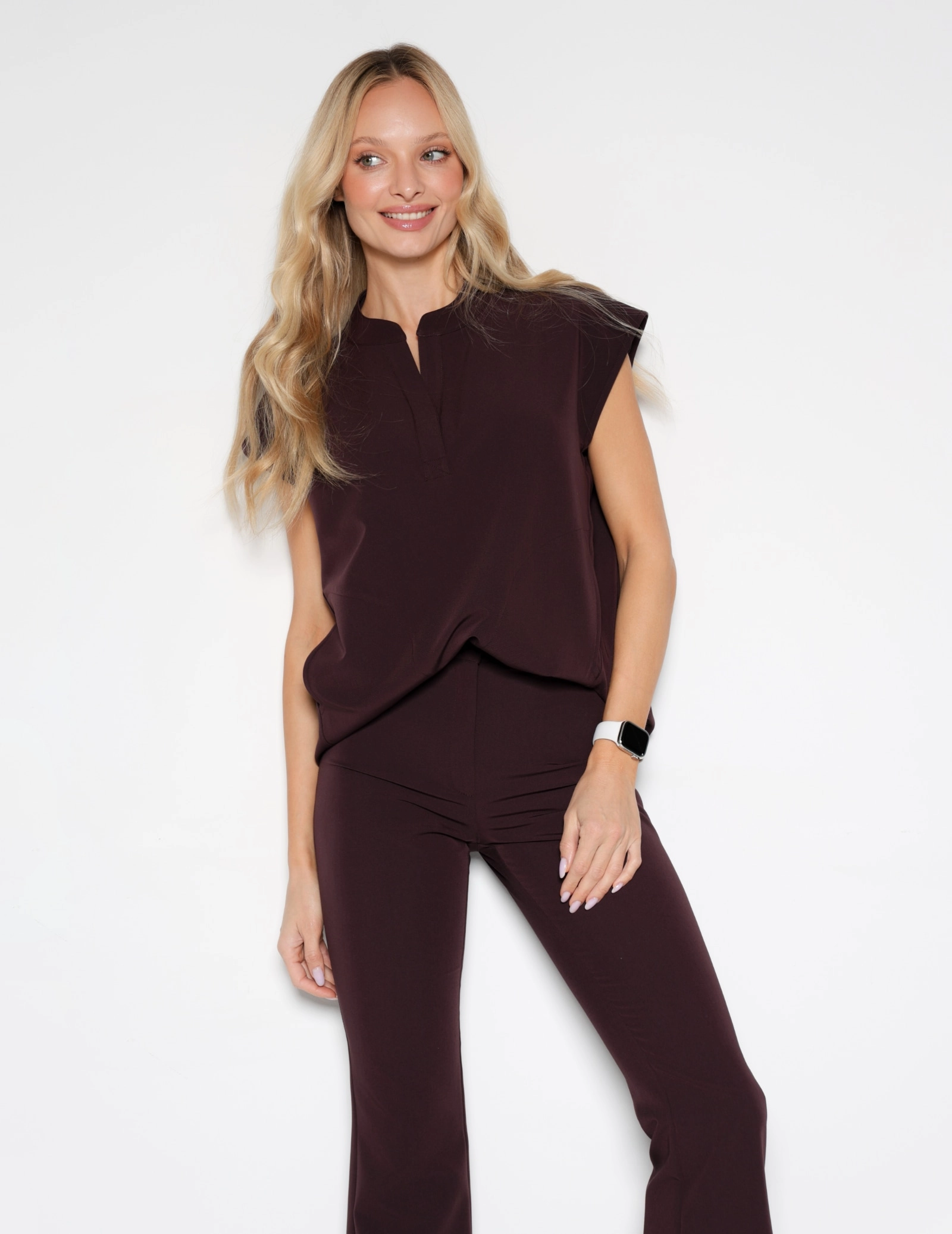 Casacca Medica Khloe - DARK CHOCOLATE