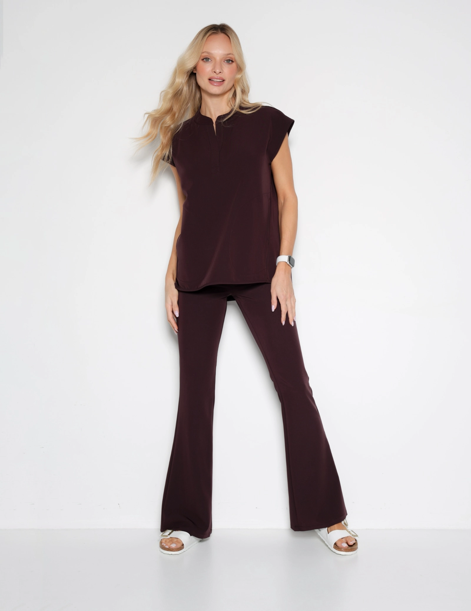 Casacca Medica Khloe - DARK CHOCOLATE