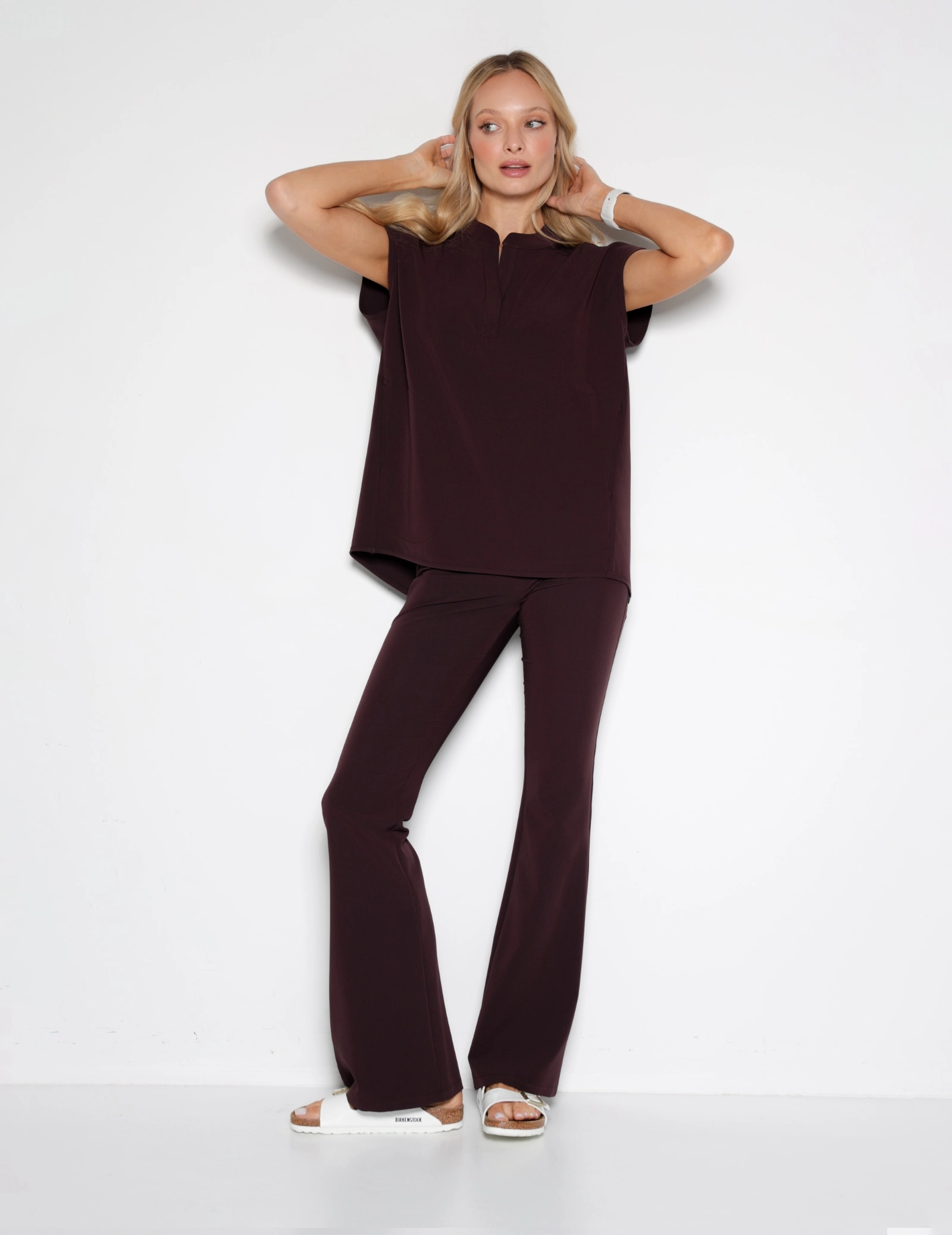 Casacca Medica Khloe - DARK CHOCOLATE