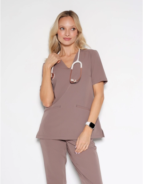 Casacca Medica Casy - MOCHA