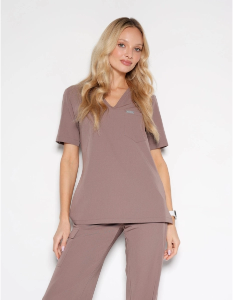 Casacca Medica Raya One Pocket - MOCHA