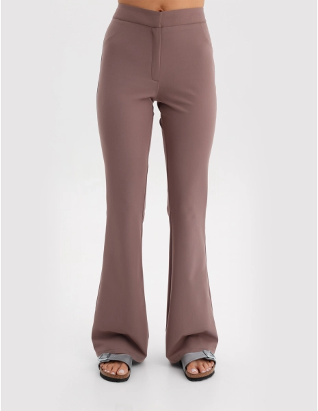 Pantaloni Medici Donna Flare – MOCHA