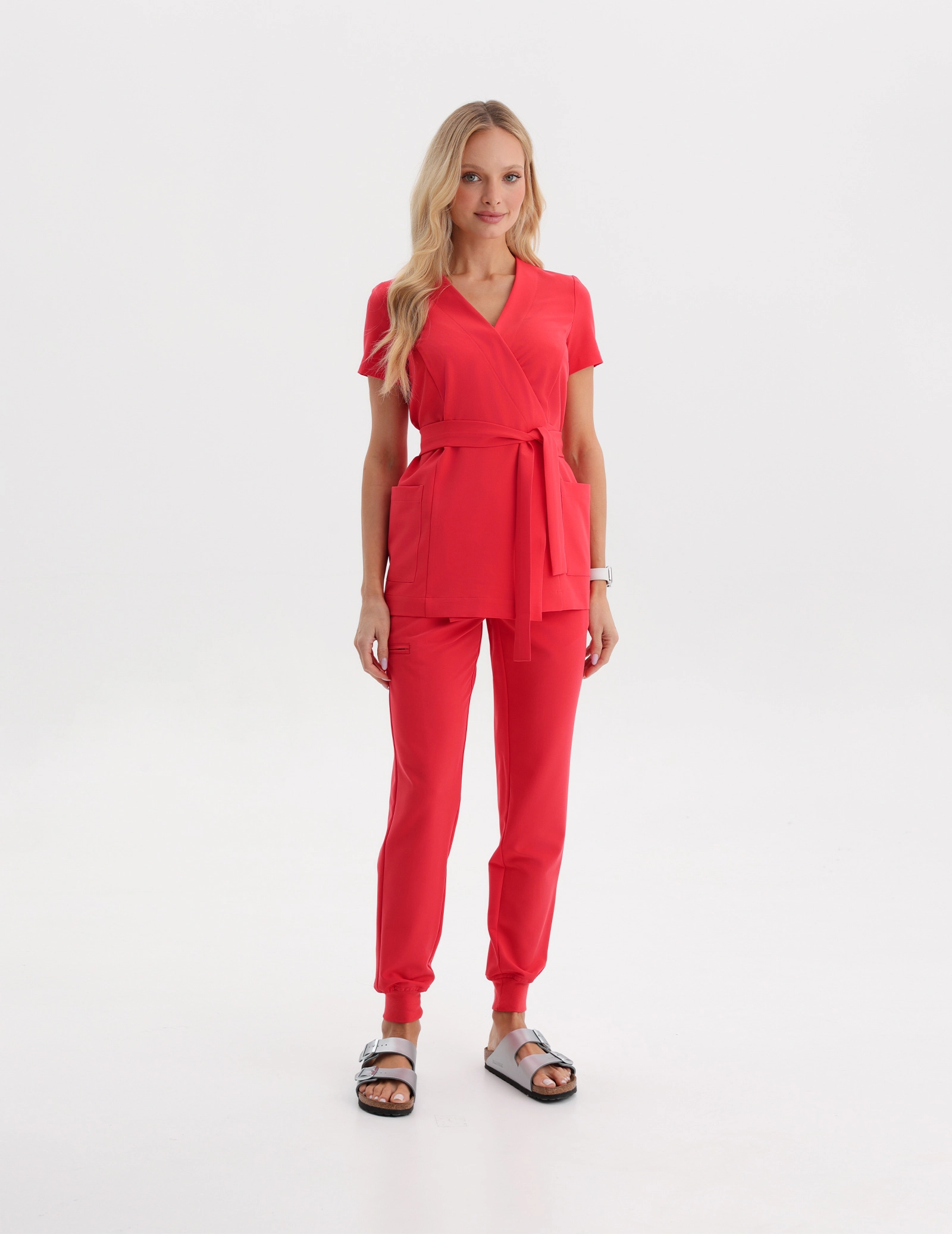 Casacca Medica con Lacci Auri - POP RED