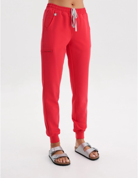Pantaloni Medici Donna Jogger - POP RED