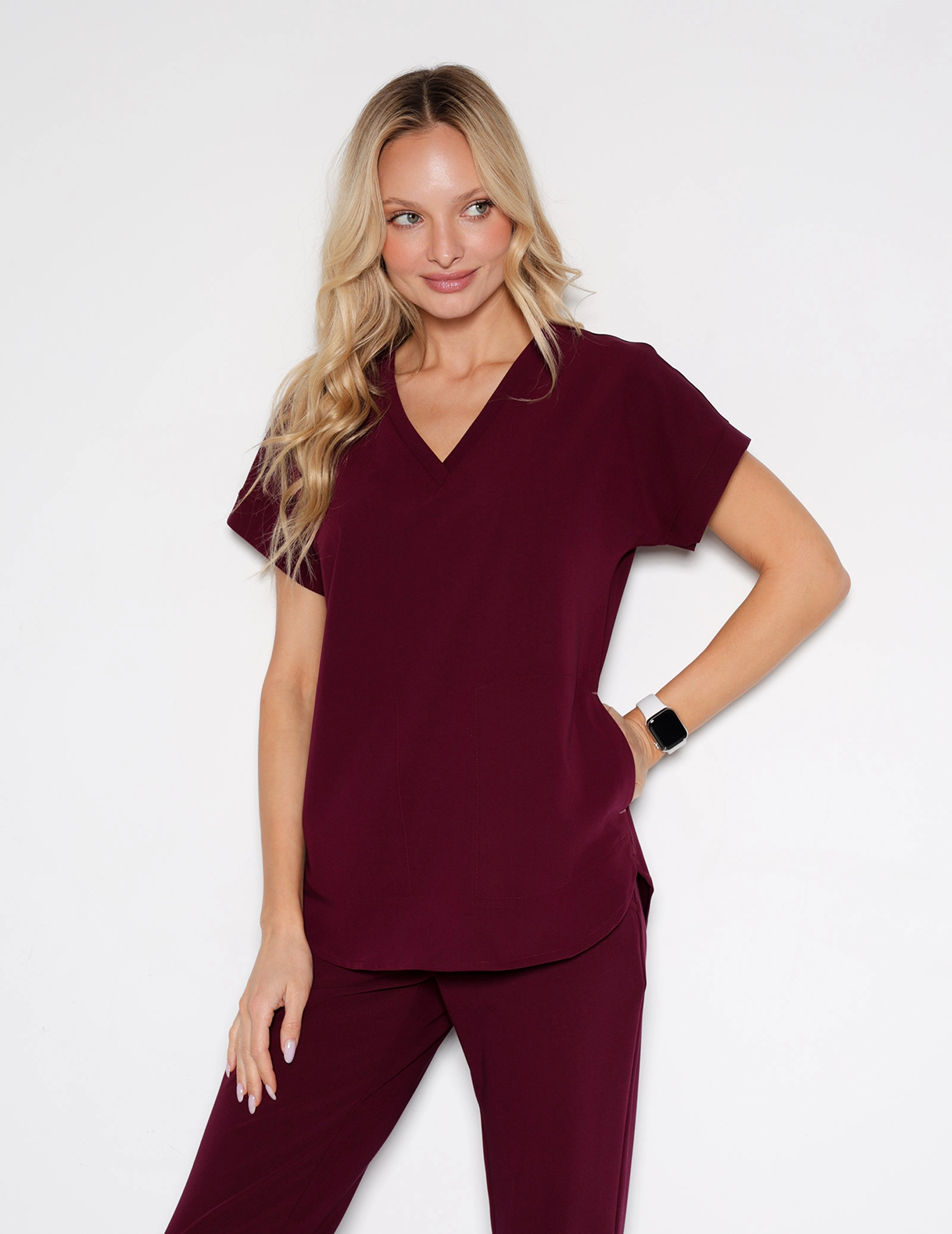 Casacca Medica Kendall - BURGUNDY