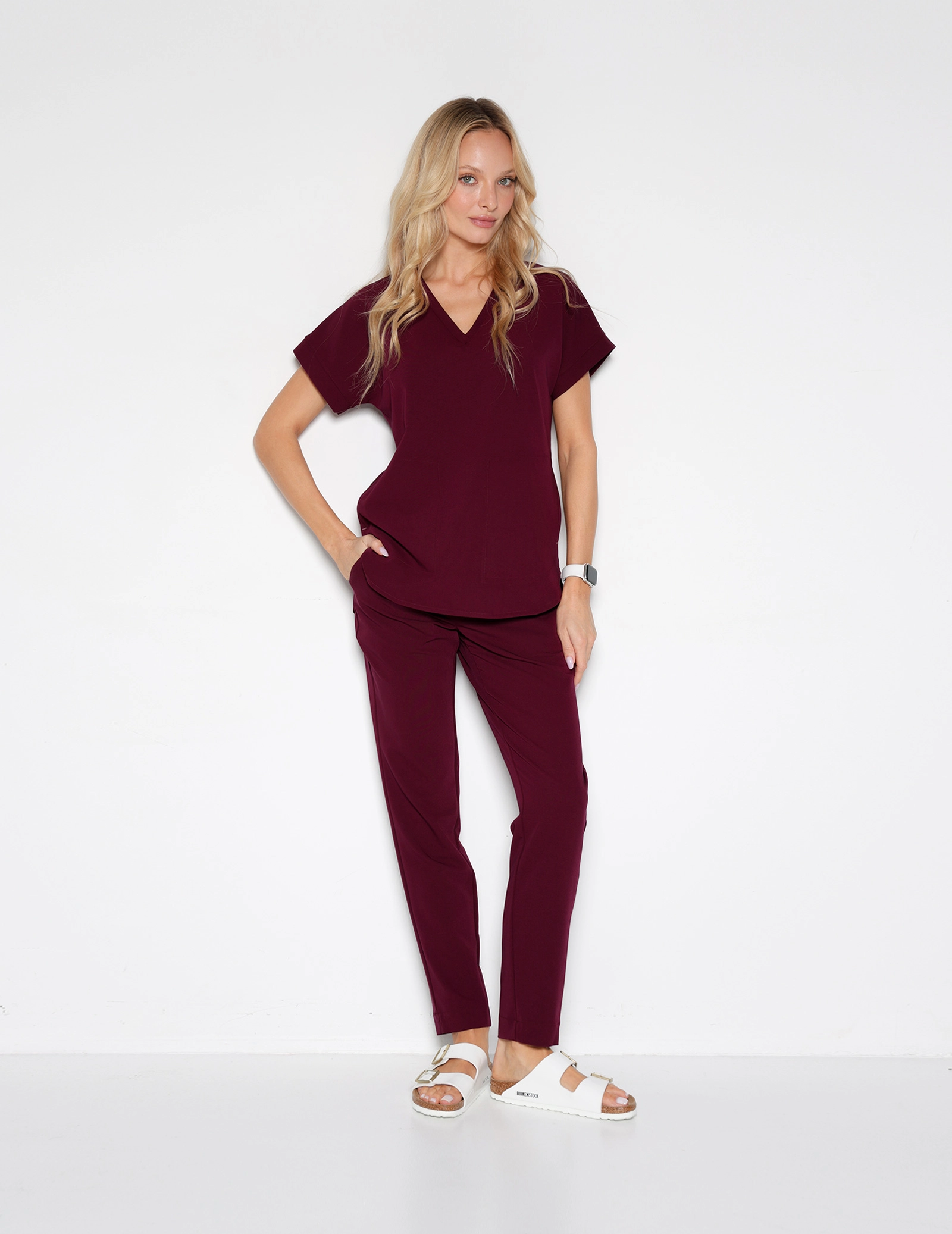 Casacca Medica Kendall - BURGUNDY