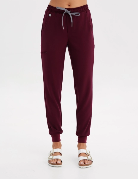 Pantaloni Medici Donna Jogger - BURGUNDY