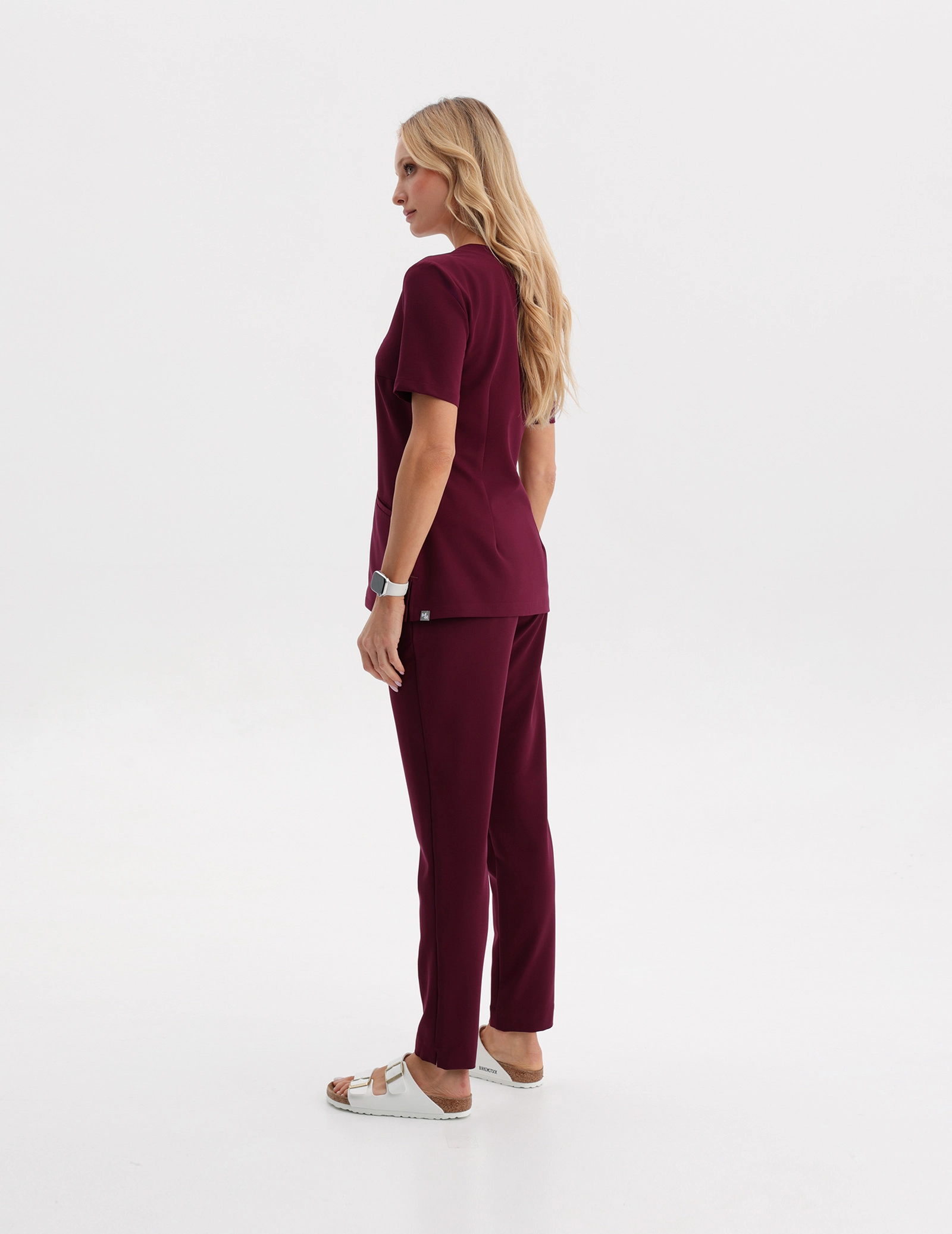 Pantaloni Medici Donna Basic – BURGUNDY