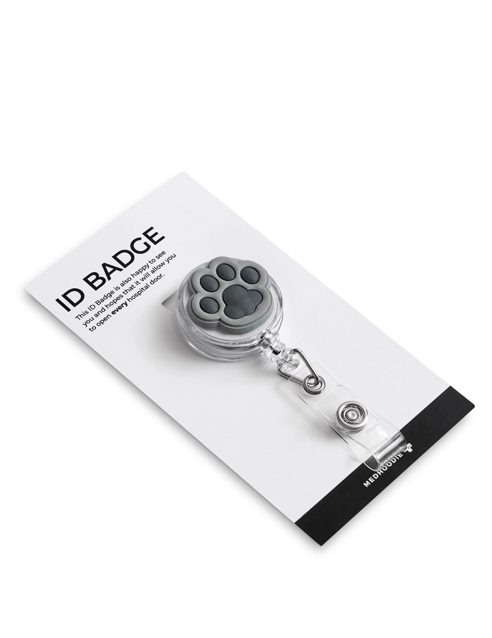 ID Badge Holder - DR PAW GREY