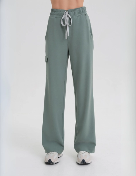 Pantaloni Medici Donna Yoga - DUSTY GREEN