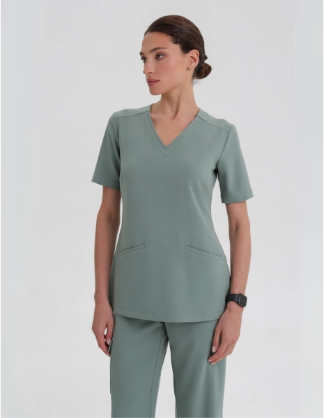 Casacca Medica Casy - DUSTY GREEN