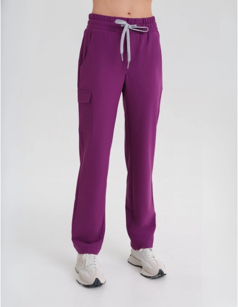 Pantaloni Medici Donna Yoga - GRAPE PURPLE