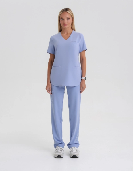 Pantaloni Medici Donna Yoga - CEIL BLUE
