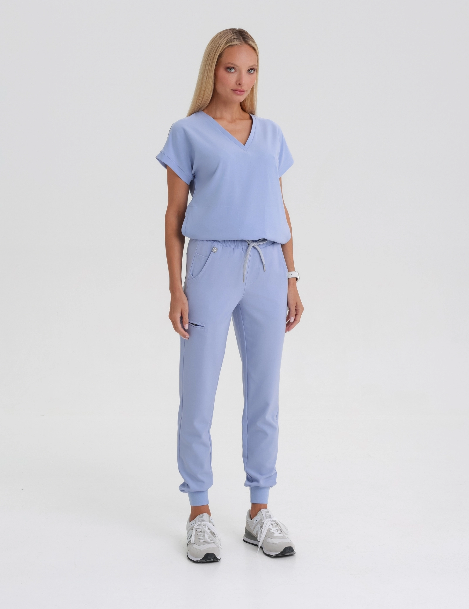 Pantaloni Medici Donna Jogger - CEIL BLUE