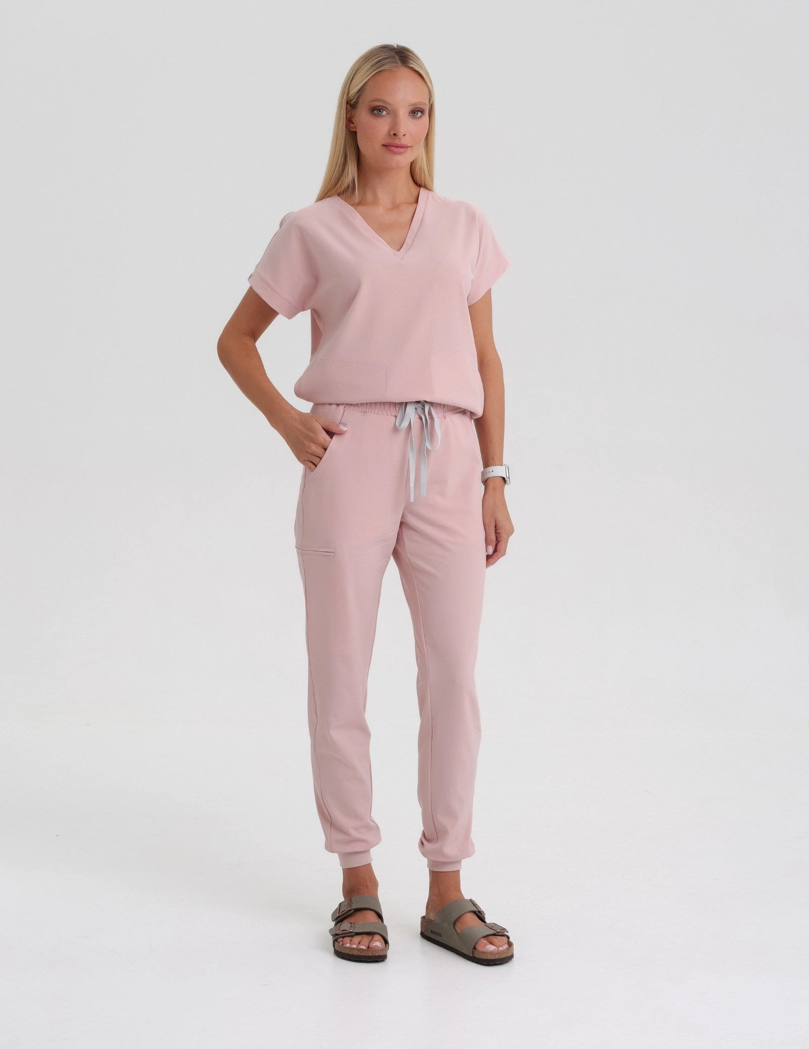 Pantaloni Medici Donna Jogger - DUSTY ROSE