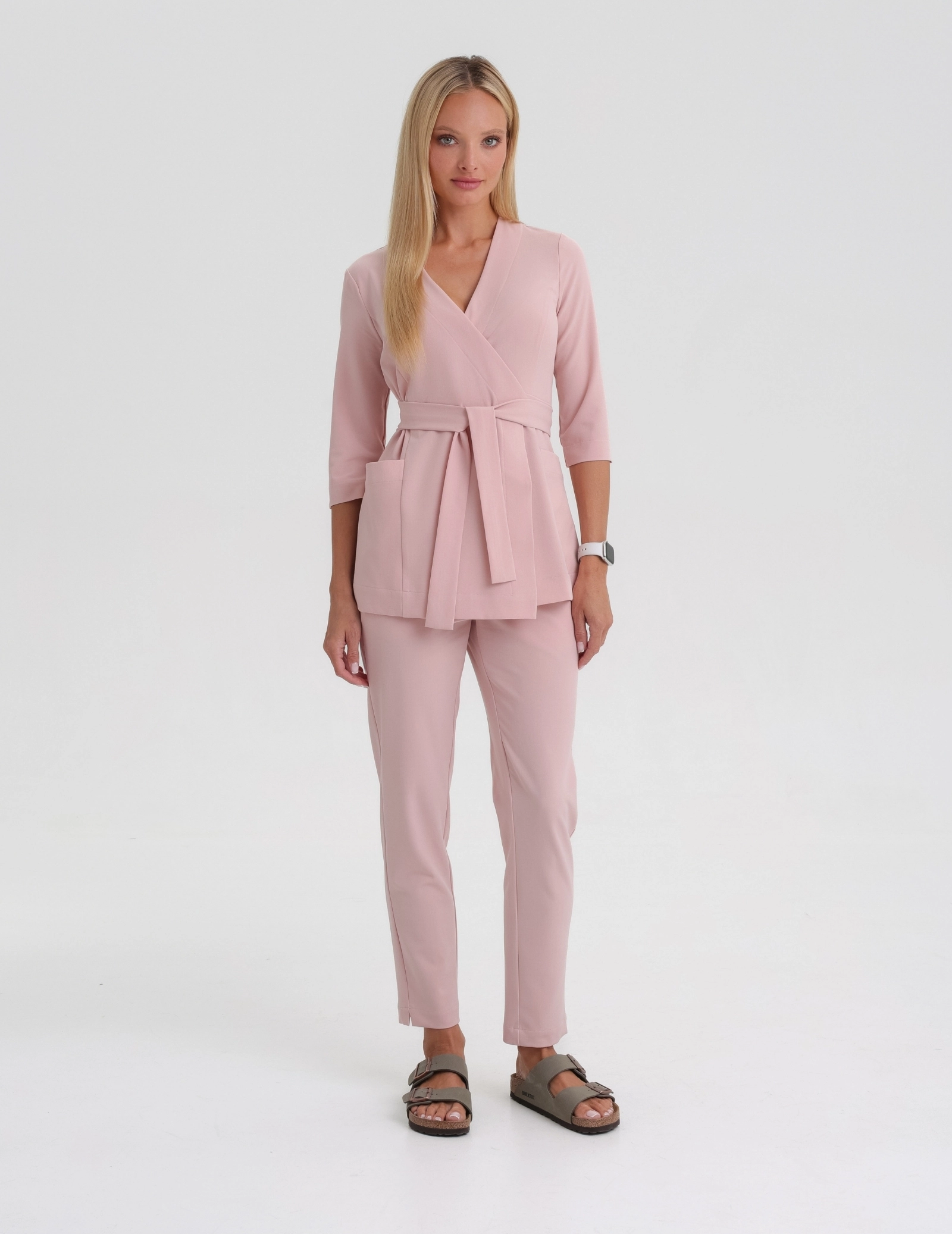 Pantaloni Medici Donna Basic - DUSTY ROSE
