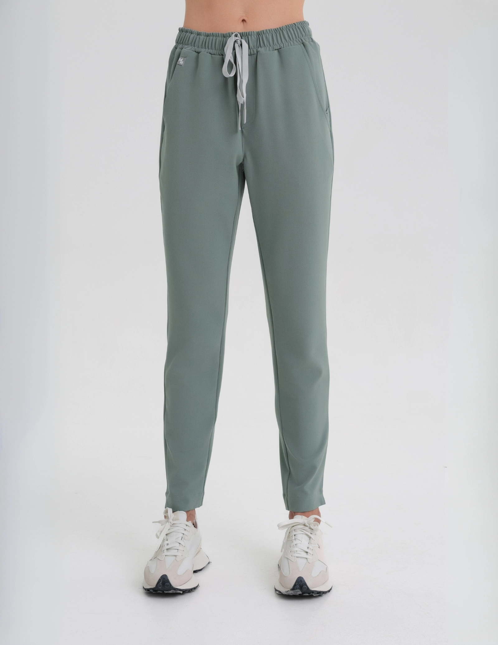 Pantaloni Medici Donna Basic - DUSTY GREEN