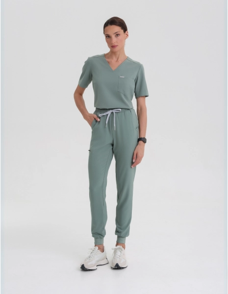 Pantaloni Medici Donna Jogger - DUSTY GREEN